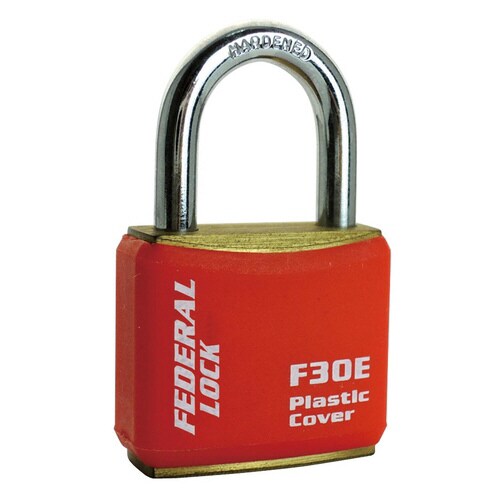 南京錠30mm(同一KEY)レッド