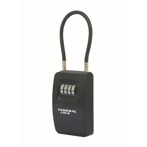 ダイヤル式キーボックスLワイヤー吊下げタイプ