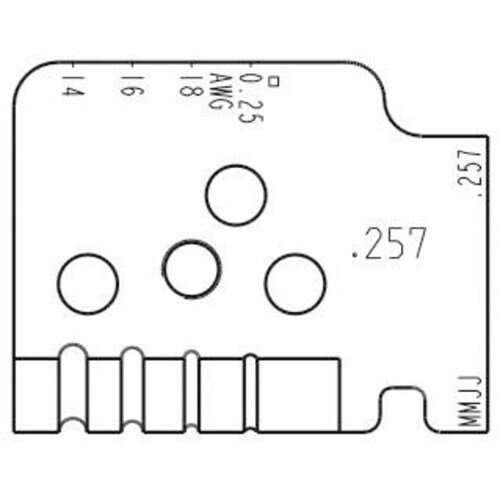 PTTE線ストリップ用替刃