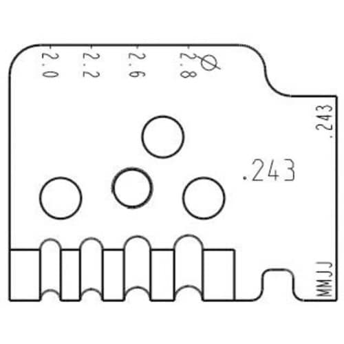 ヨーロッパサイズストリップ用替刃