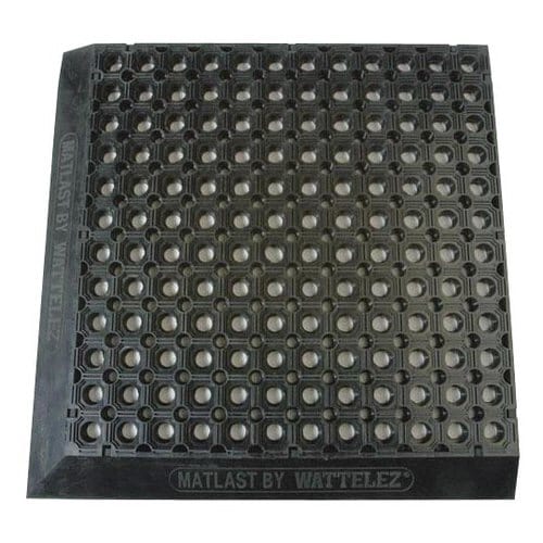 疲労防止マット穴開き黒510X510