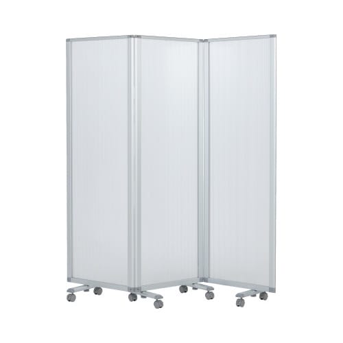 3連スクリーン幅1800mmT脚 ポリカーボネート