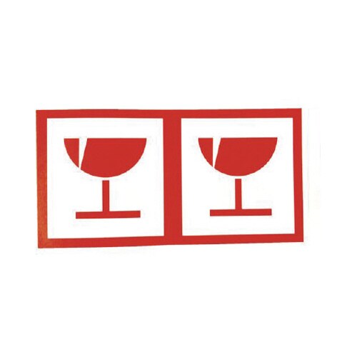 荷札「われもの注意」マーク 4枚入×5