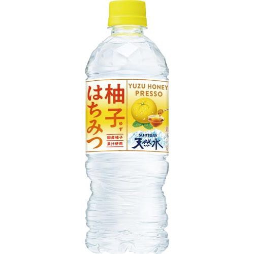 柚子はちみつ&サントリー天然水 540ml 24本