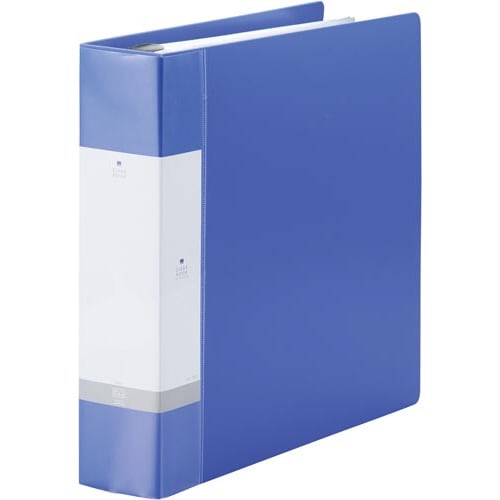 クリヤーブック交換式 A4背幅65mm 青 4冊