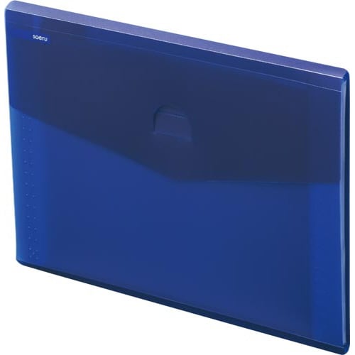 スリムドキュメントファイル 横 6P 濃紺 5冊