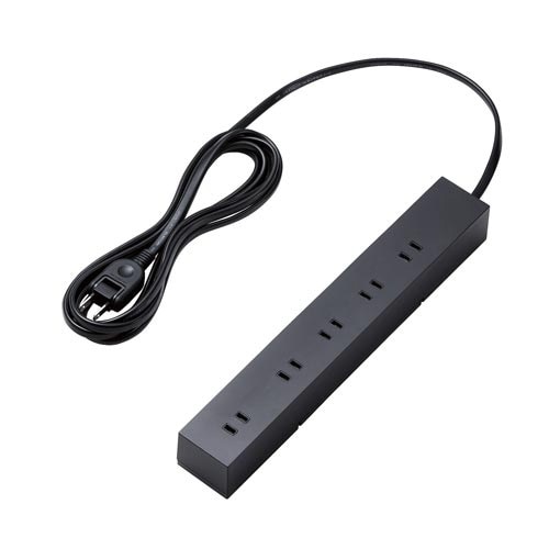 電源タップ 2P 10個口(上5+側面5) 3m