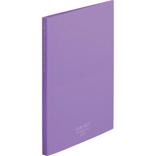 クリヤーブック<スタンド式>20P パープル