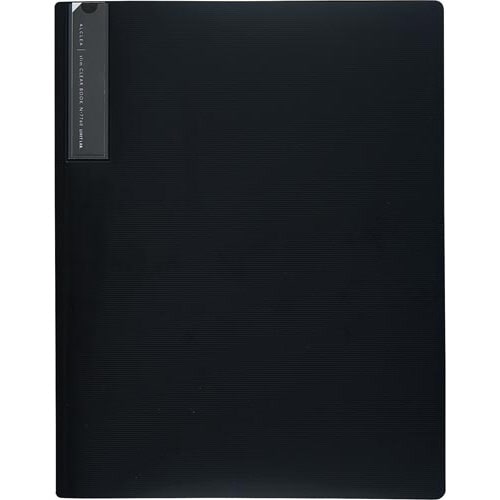 抗菌スリムクリヤーブック A4 10P 黒 20冊