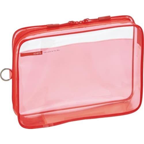 SOERU クリヤーボックスケース サニーレッド