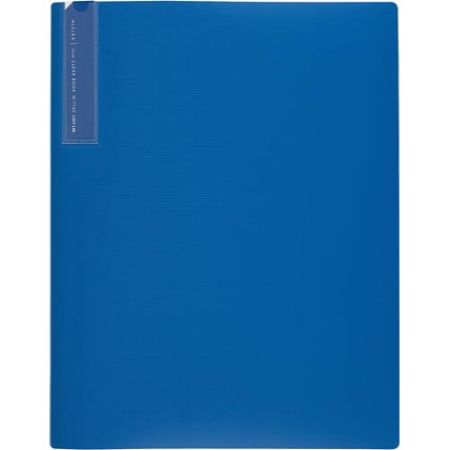 抗菌スリムクリヤーブック A4 10P 青 20冊
