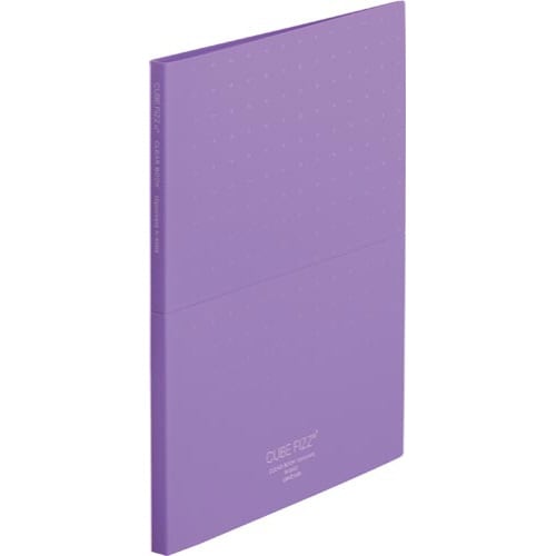 クリヤーブック<スタンド式>10P パープル
