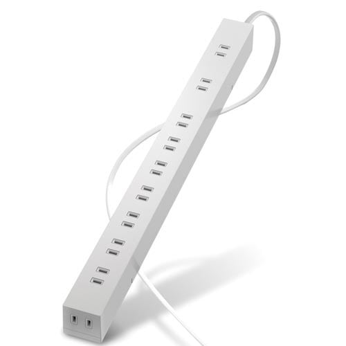 電源タップ 10個口 5m 2P 雷ガード