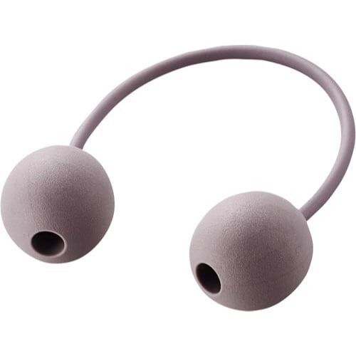 ツボ押しボール 楕円形 ライトグレー