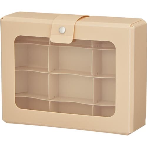 CUBE FIZZ コレクションケース ベージュ