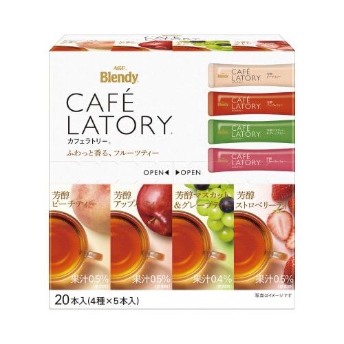 ブレンディ カフェラトリー スティック フルーツティー インスタント紅茶 カウネット