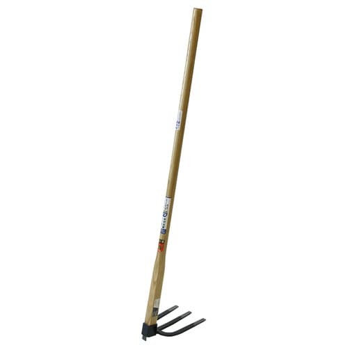 三本備中鍬 1050 タモ柄付