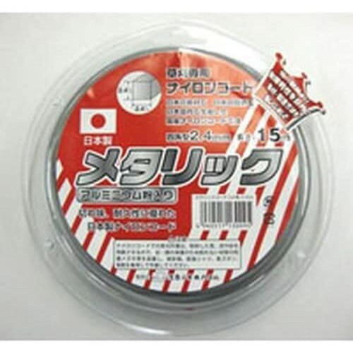 浅香 ナイロンコードメタリック 2.4角 15m