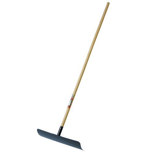 スチール板レーキ 柄付