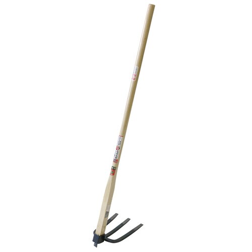 三本備中鍬 1050 樫柄付