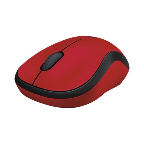 ワイヤレス静音マウス M221 レッド