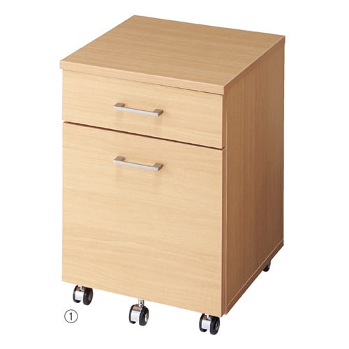 ワゴンキャビネット エクリュ