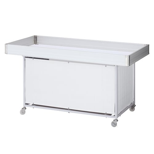 平台ワゴン強化型 W180cm 白