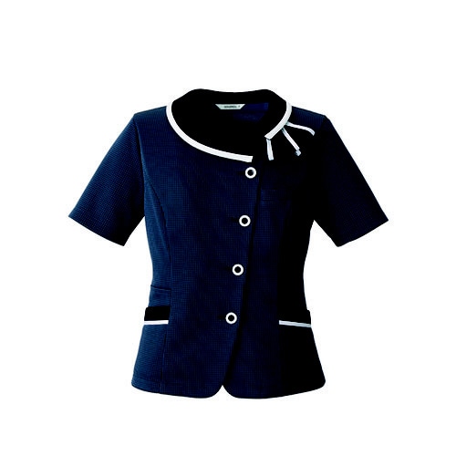 オーバーブラウス AJ0854 ブルーグレイ17号