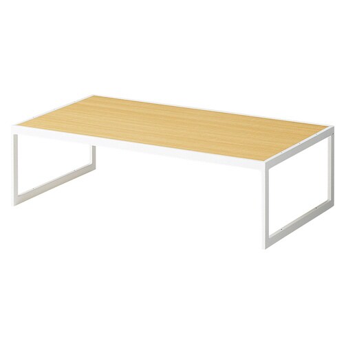 ステップテーブル上置き台 D50cm 白 エクリュ