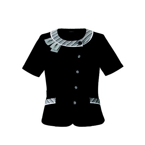 オーバーブラウス AJ0853 ブラック 7号