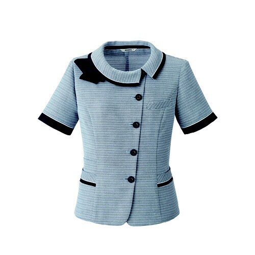 オーバーブラウス AJ0849 ブルー 7号