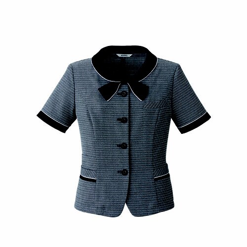 オーバーブラウス AJ0850 ネイビー 15号