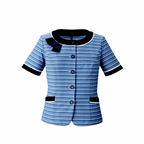 オーバーブラウス AJ0852 ブルー 15号