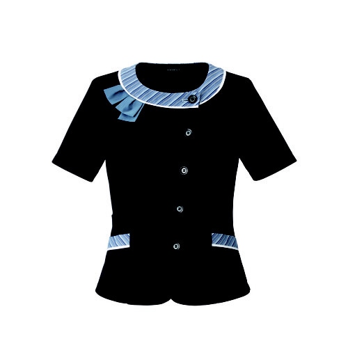 オーバーブラウス AJ0853 ネイビー 19号