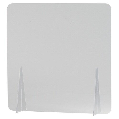 透明アクリル卓上パーティション 窓無し 中