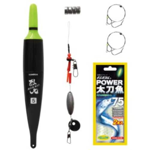 烈光太刀魚ウキ仕掛セットB 5号 A20931