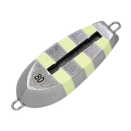 光略カスタムシンカー 80号 シルバーゼブラ