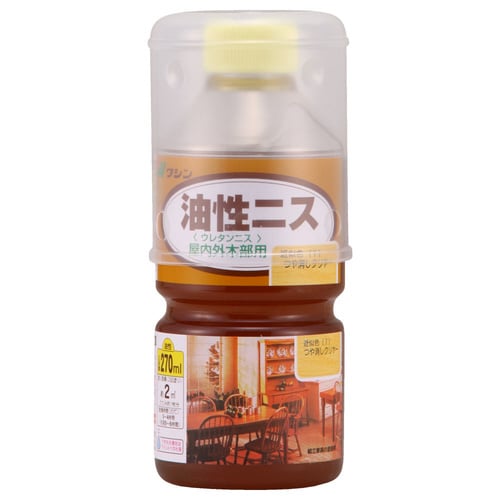 油性ニス つや消しクリヤー 270ml