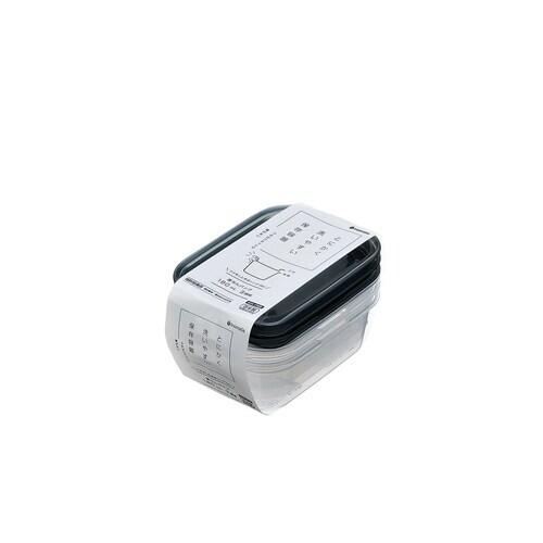 楽ちん 角型 180ml 3P クリアーBLK