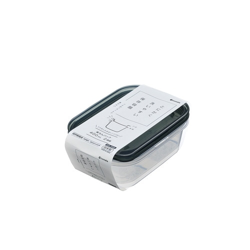 楽ちん 角型 400ml 2P クリアーBLK