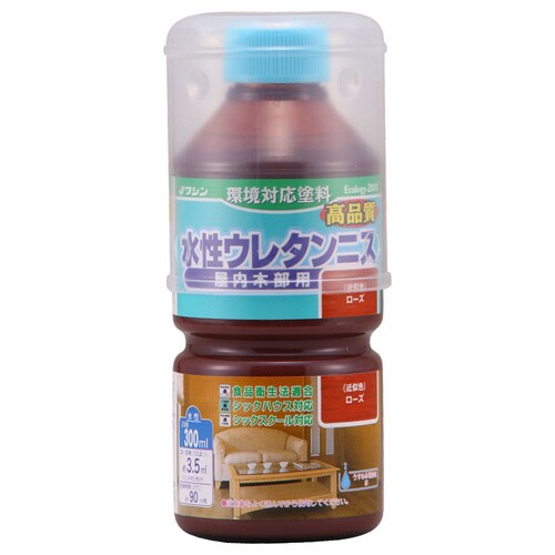 水性ウレタンニス ローズ 300ml