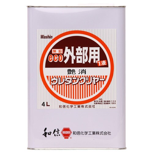 エコ外部用ウレタンクリヤー 艶消 4L
