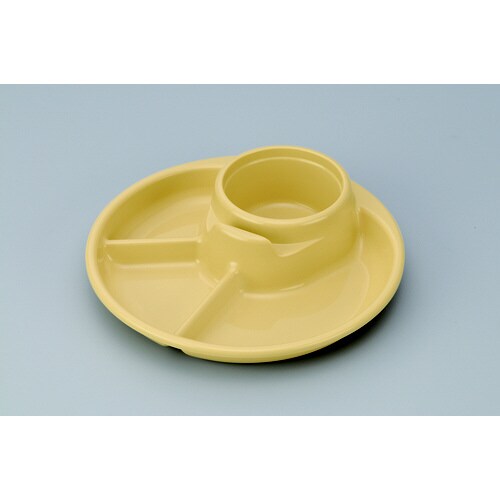 バーベキューディッシュ 丸 ベージュ