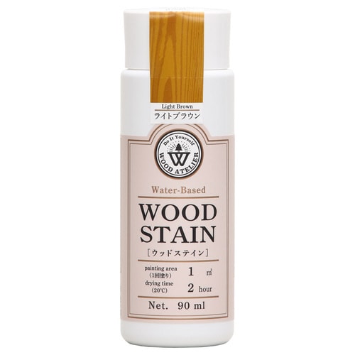 ウッドステイン ライトブラウン 90ml