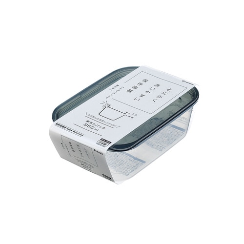 楽ちん 角型 950ml クリアーBLK