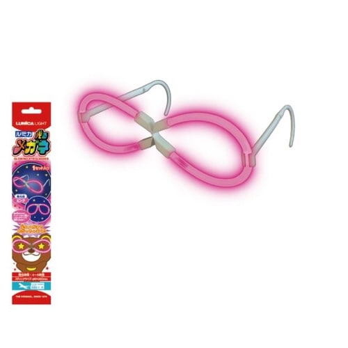 光るルミカメガネ ピンク