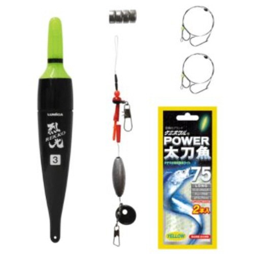 烈光太刀魚ウキ仕掛セットB 3号 A20930