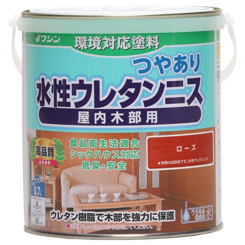 水性ウレタンニス ローズ 0.7L