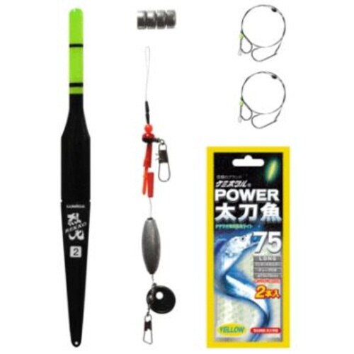 烈光太刀魚ウキ仕掛セットA 2号 A20926