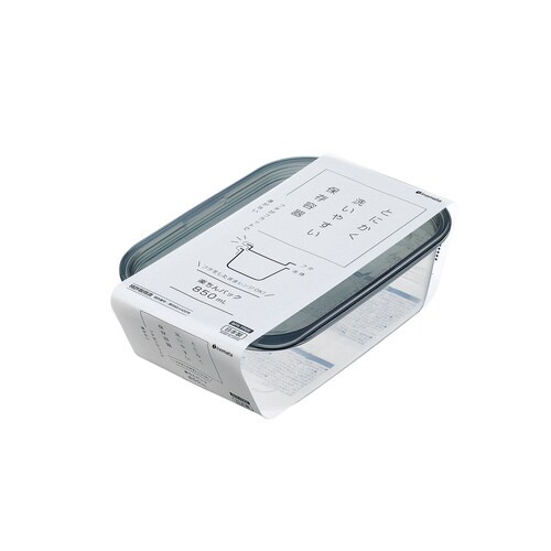 楽ちん 角型 850ml クリアーBLK